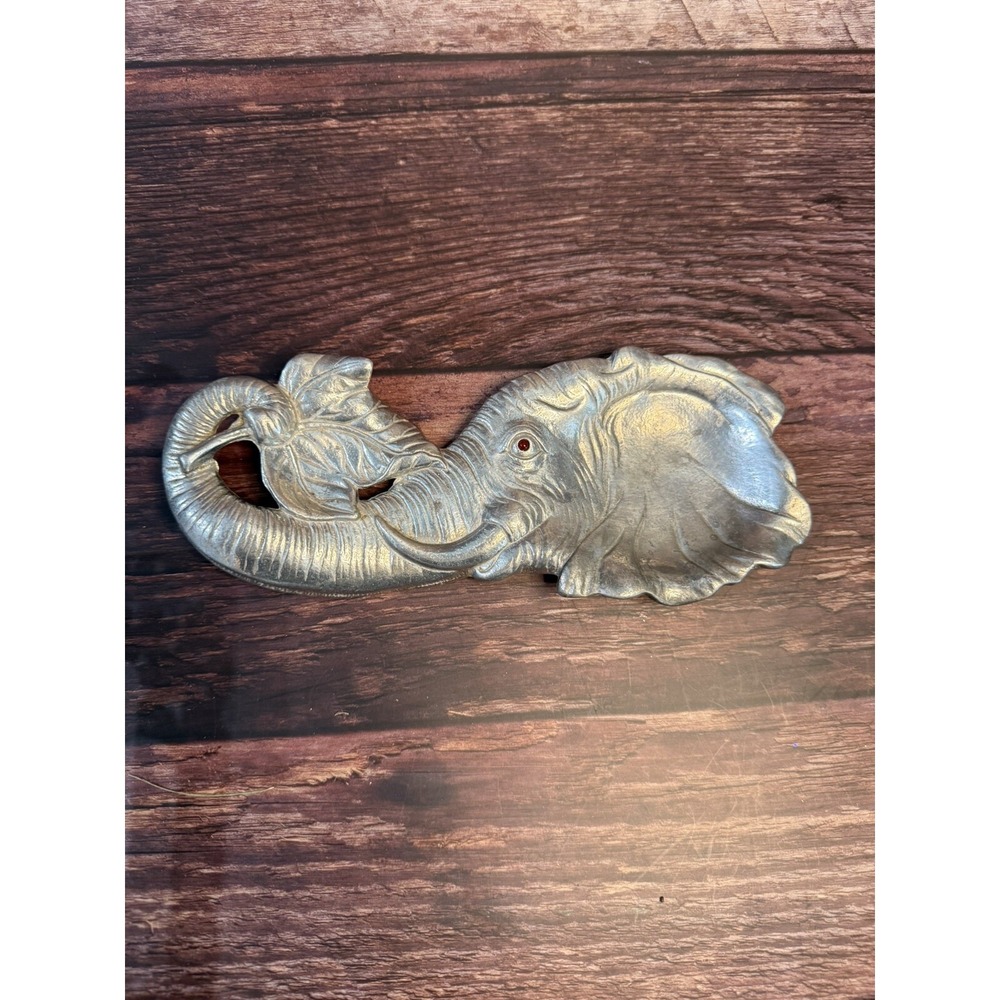Arthur Court Aluminum Elephant Spoon Rest 1993